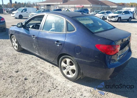 2008 Hyundai Elantra Gls/Se из США, поврежденный, VIN KMHDU46D28U307712